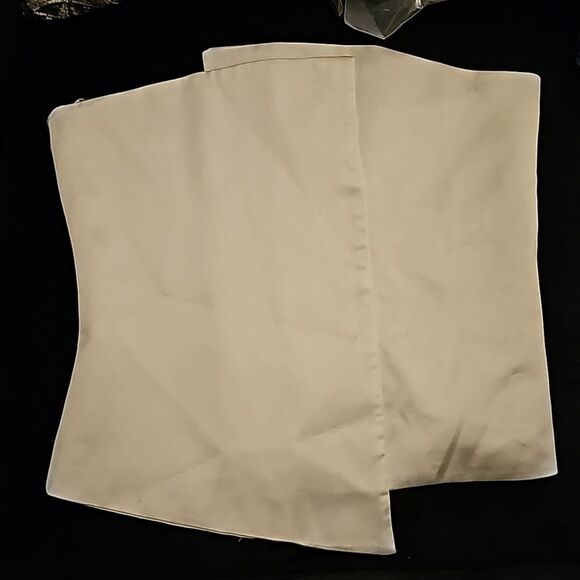 Zara satin asymmetrical Strapless Top NWT - Picture 7 of 7